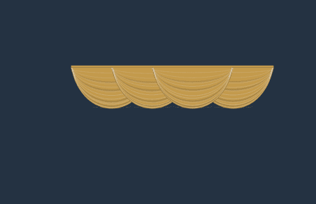 Swags schematic drawn by Pleat