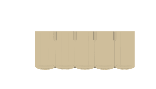 Valances schematic drawn by Pleat